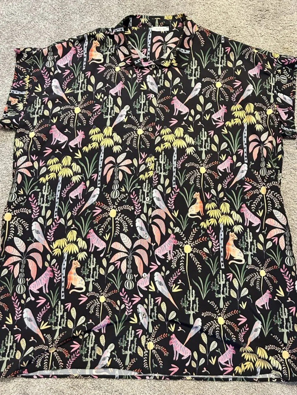 Little Party Dress "Wild Safari" Button-Up Shirt Dress – Size AU 20 / US 16 - Picture 2 of 8